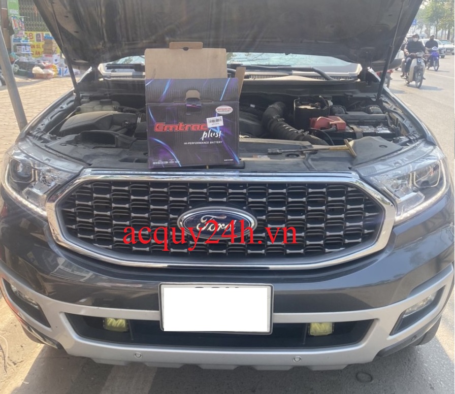 Thay ắc quy Emtrac DIN74 tốt nhất cho Ford Everest