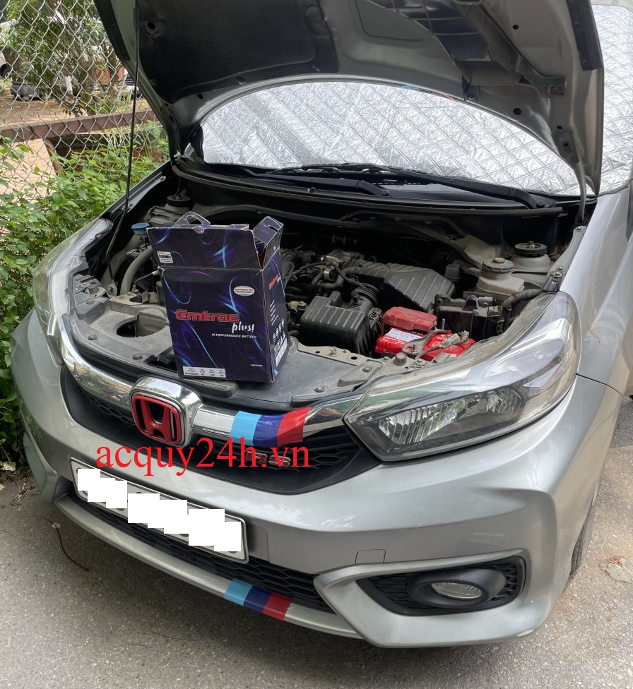 Thay ắc quy Emtrac 38B20L tốt nhất cho Honda Brio bảo hành 18 tháng