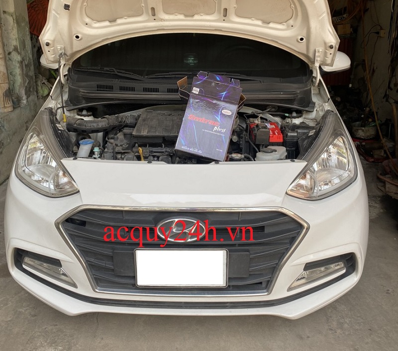 Bình ắc quy Hyundai i10 chính hãng, thay ắc quy Hyundai I10 tại nhà