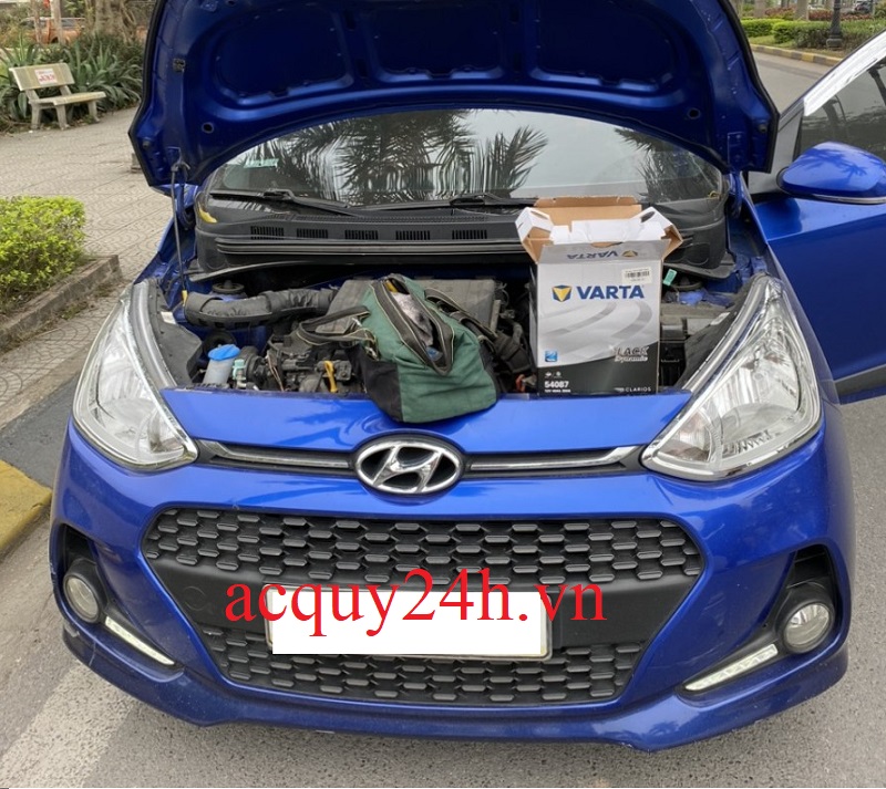 Bình ắc quy Hyundai i10 chính hãng giá tốt, thay ắc quy Hyundai I10 tại nhà