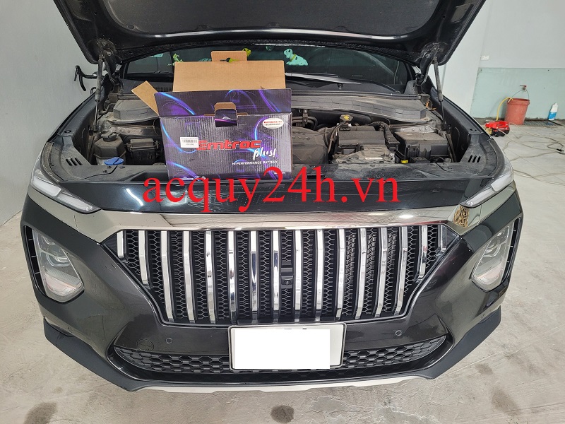 Thay ắc quy Emtrac Din100 tốt nhất cho Hyundai Santafe máy dầu