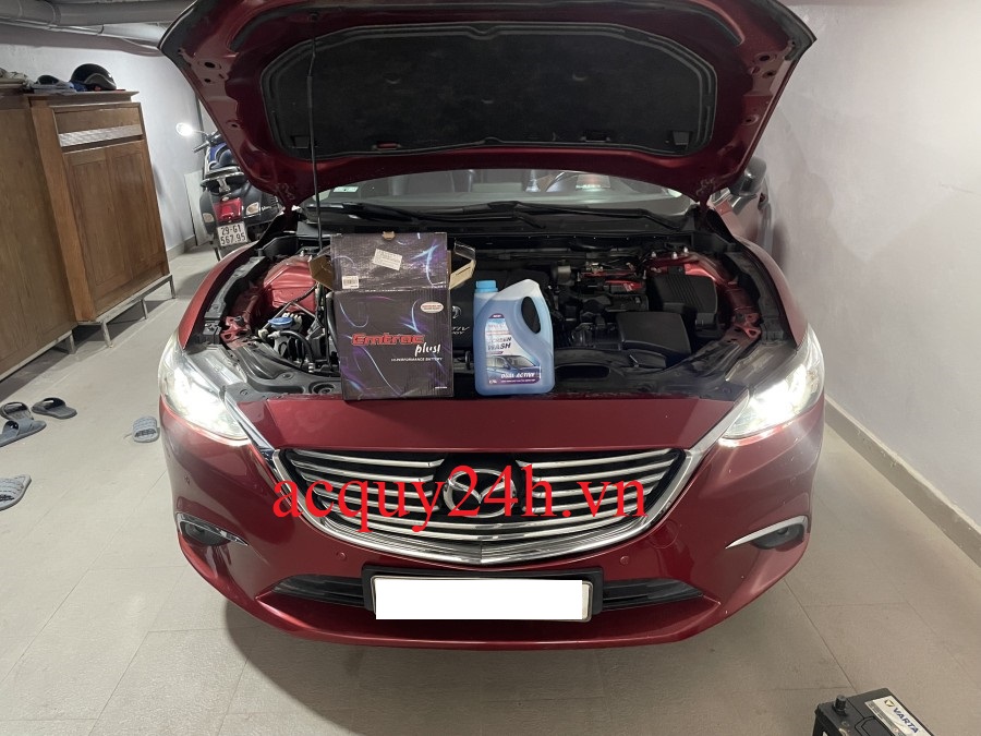 Bình ắc quy Emtrac Plus 90D23L tốt nhất thay cho Mazda 6