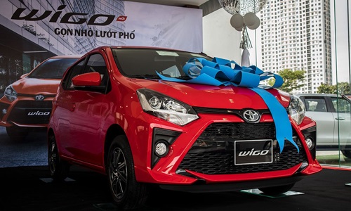 Ắc quy cho xe Toyota Wigo