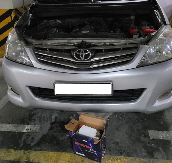 Thay ắc quy Emtrac 55B24LS 12V 45Ah tốt nhất cho xe Toyota Innova
