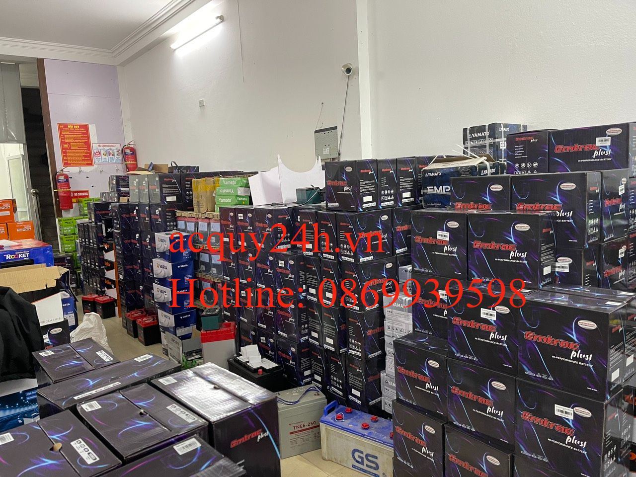 Hình ảnh ắc quy Emtrac Plus