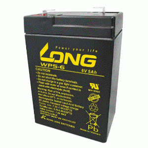 Ắc quy xe điện trẻ em Long 6V - 5Ah