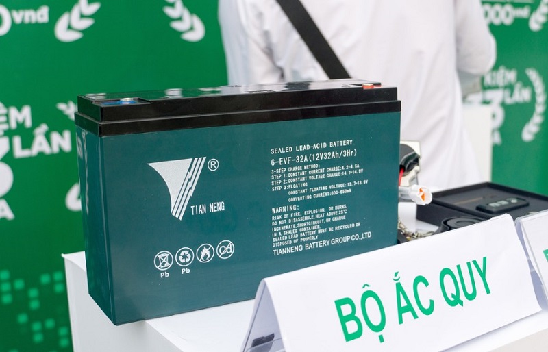 Hình ảnh ắc quy Tianneng xe điện Pega-S