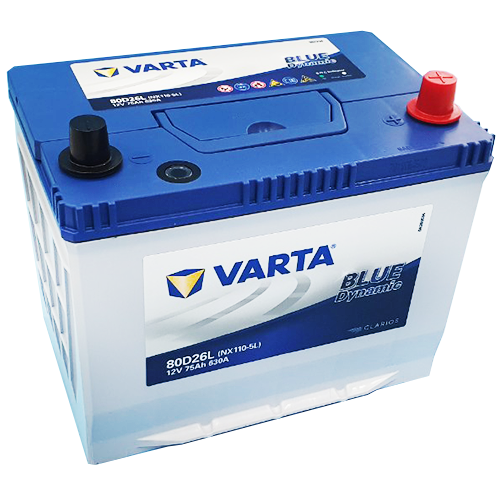 Ắc quy Varta 80D26R (12V - 75Ah)