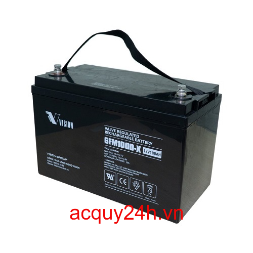 Ắc quy Vision 6FM100D-X (12V - 100Ah)