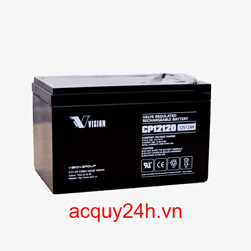 Ắc quy viễn thông Vision CP12120 (12V - 12Ah)