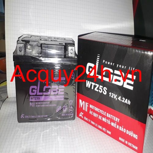 Ăc quy GLOBE WTZ5S (12V - 4.2Ah)