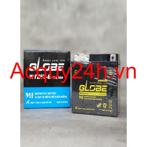 Ắc Quy Globe WTZ6V-E (12V - 6Ah)