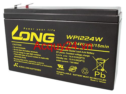 ẮC QUY LONG WP1224W ( 12V-6Ah )