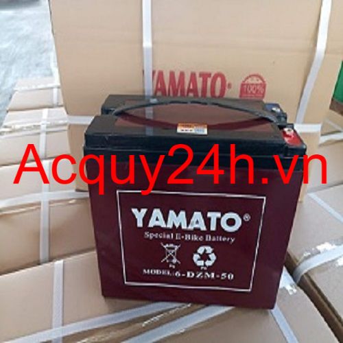 Ắc quy Yamato 6-DZM-50 ( 12V - 50Ah)