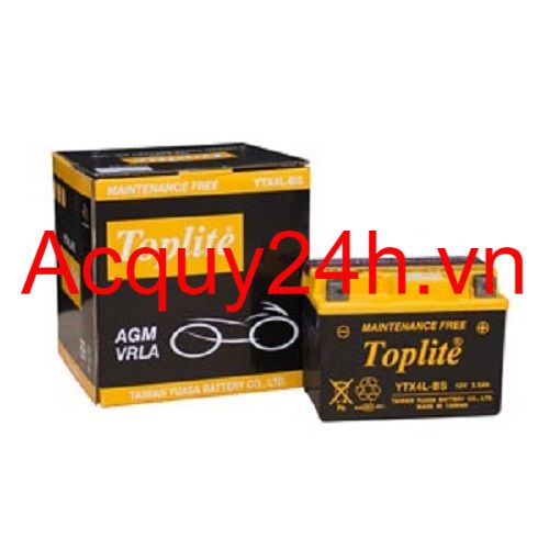 Ắc quy Toplite YTX4L-BS (12V-3.5Ah)