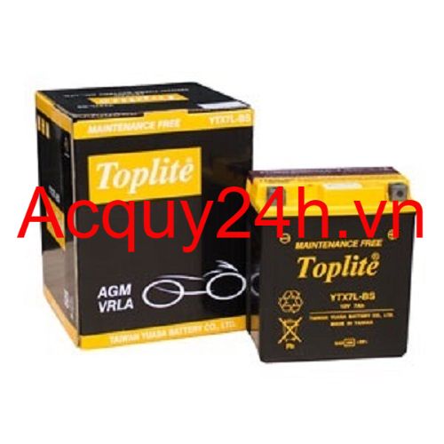 Ắc quy Toplite YTX7L-BS (12V - 7Ah)