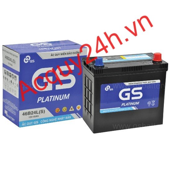 Ắc quy GS 46B24LS (12V - 45Ah)