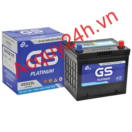 Ắc quy GS MF 55D23L (12V - 60Ah)