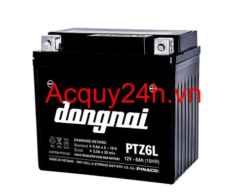 Ắc quy Đồng Nai PTZ6L (12V - 6Ah)