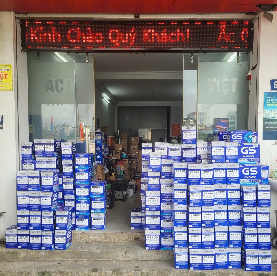 Cửa hàng, Đại lý ắc quy GS tại Hà Nội